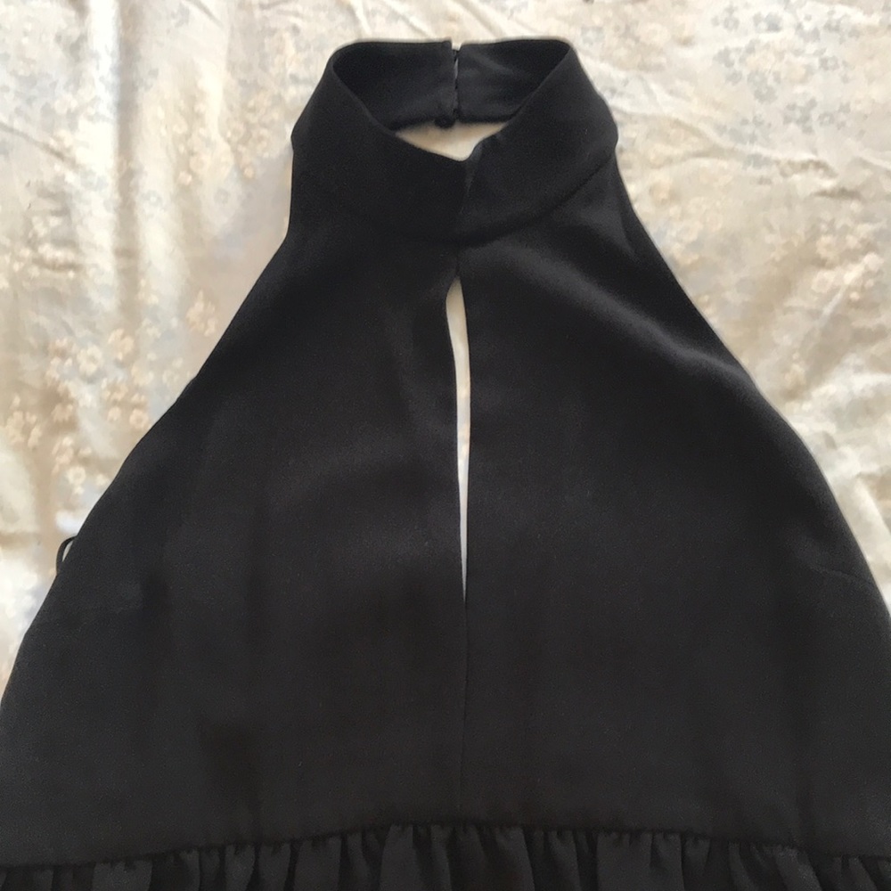 NWT Elizabeth and James Peplum backless Halter M - Picture 2 of 8